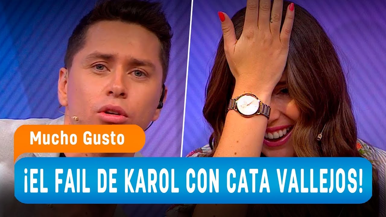 El chascarro de Karol con Cata Vallejos - Mucho Gusto 2018