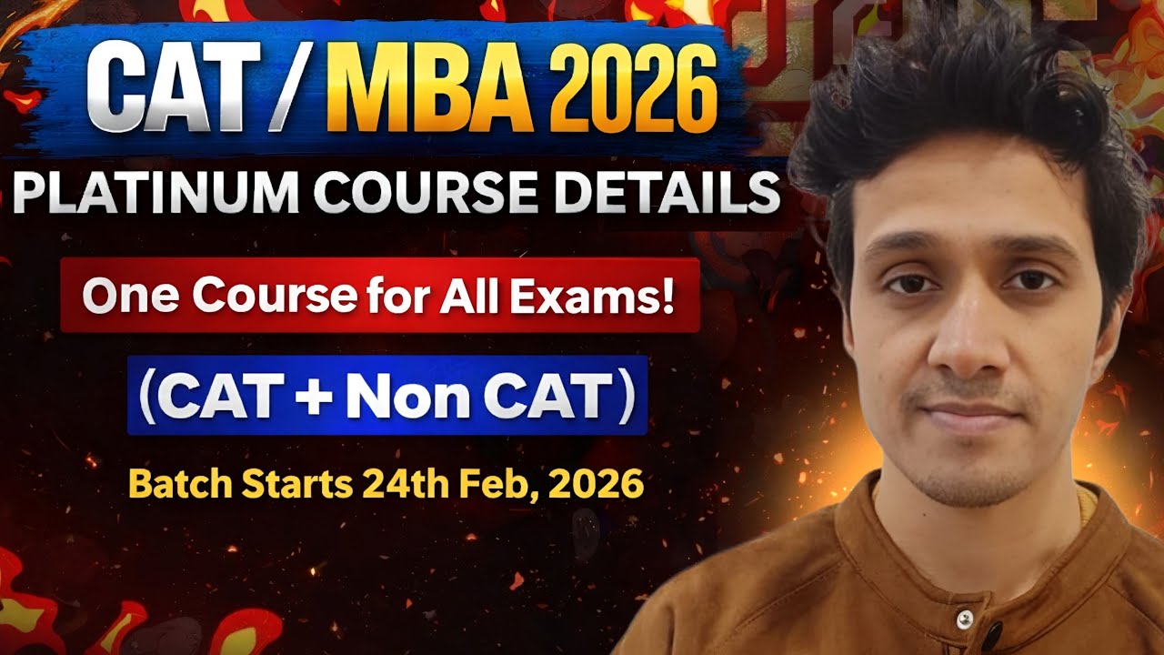 Подробная информация о платиновом курсе CAT / MBA 2026 || Начало занятий 24 февраля 2026 г. || Зо...