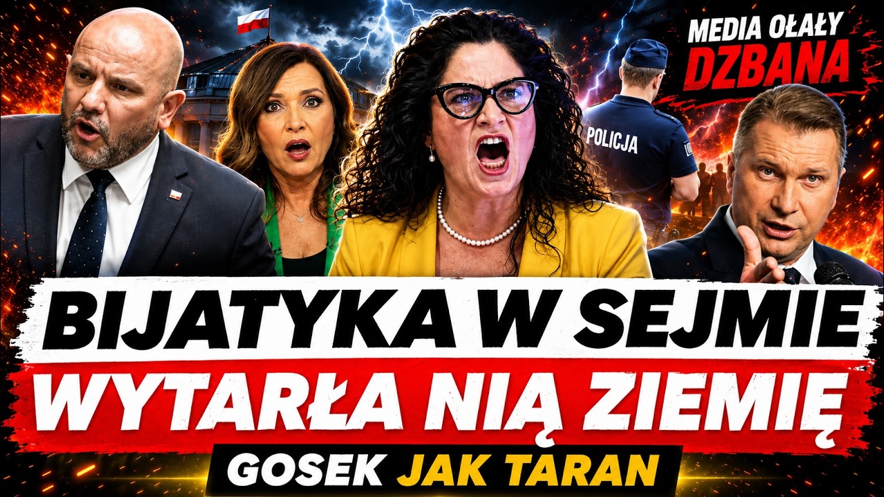 BURZA W STUDIO❗️Arciszewska szczuje &ndash; Gozdyra dzwoni na policję | Media olały Czarnka | Atak Goska