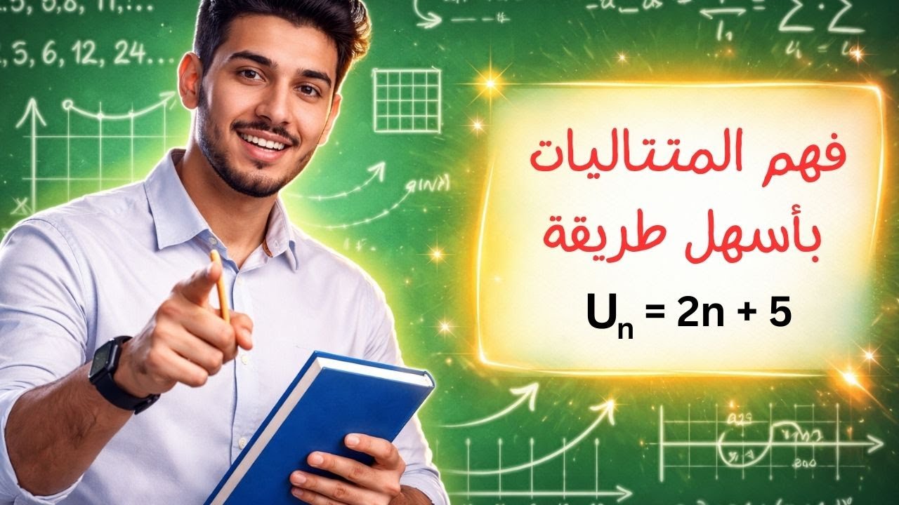 مقدمة في المتتاليات – أبسط شرح لأساسيات المتتاليات | الثالثة ثانوي #ثالثة_ثانوي #رياضيات
