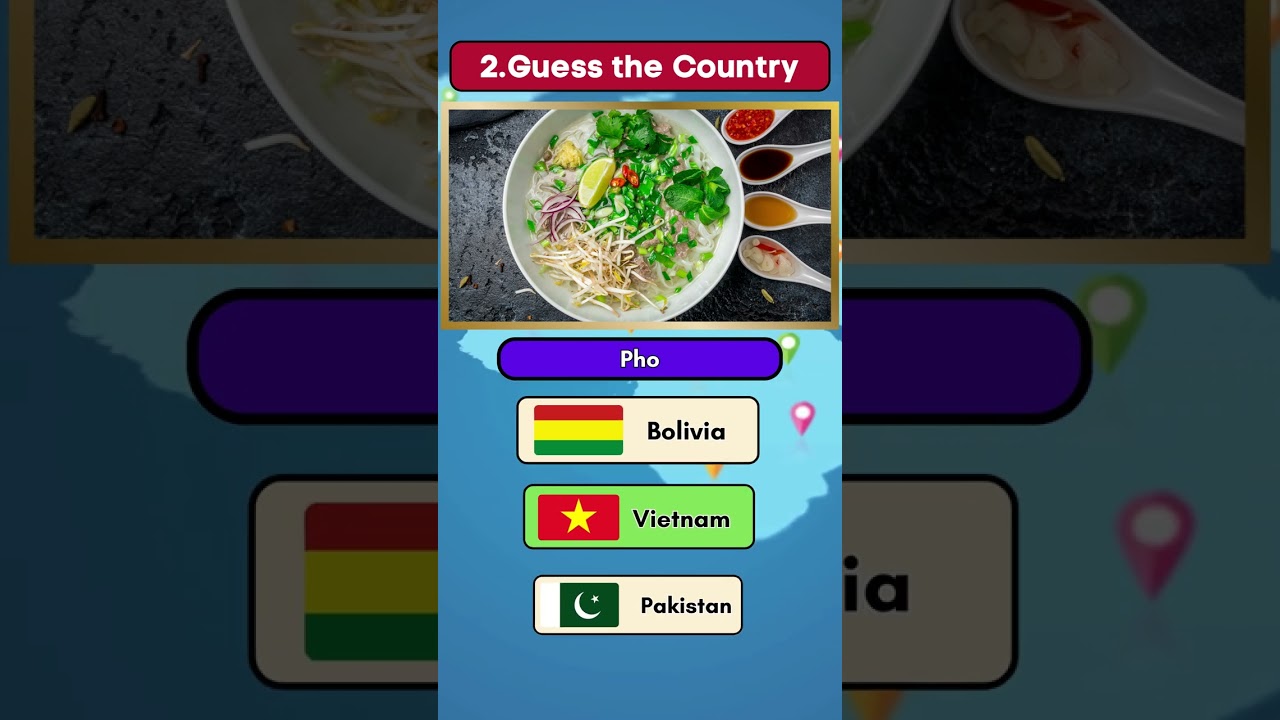 Guess the country by Food - Number 3 #shorts