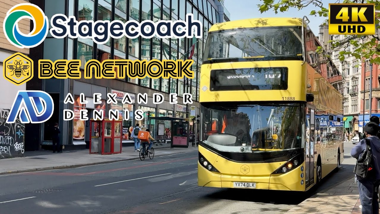 [Stagecoach Manchester Bee Network: 192 Piccadilly to Stockport via Longsight, Levenshume] E400 City