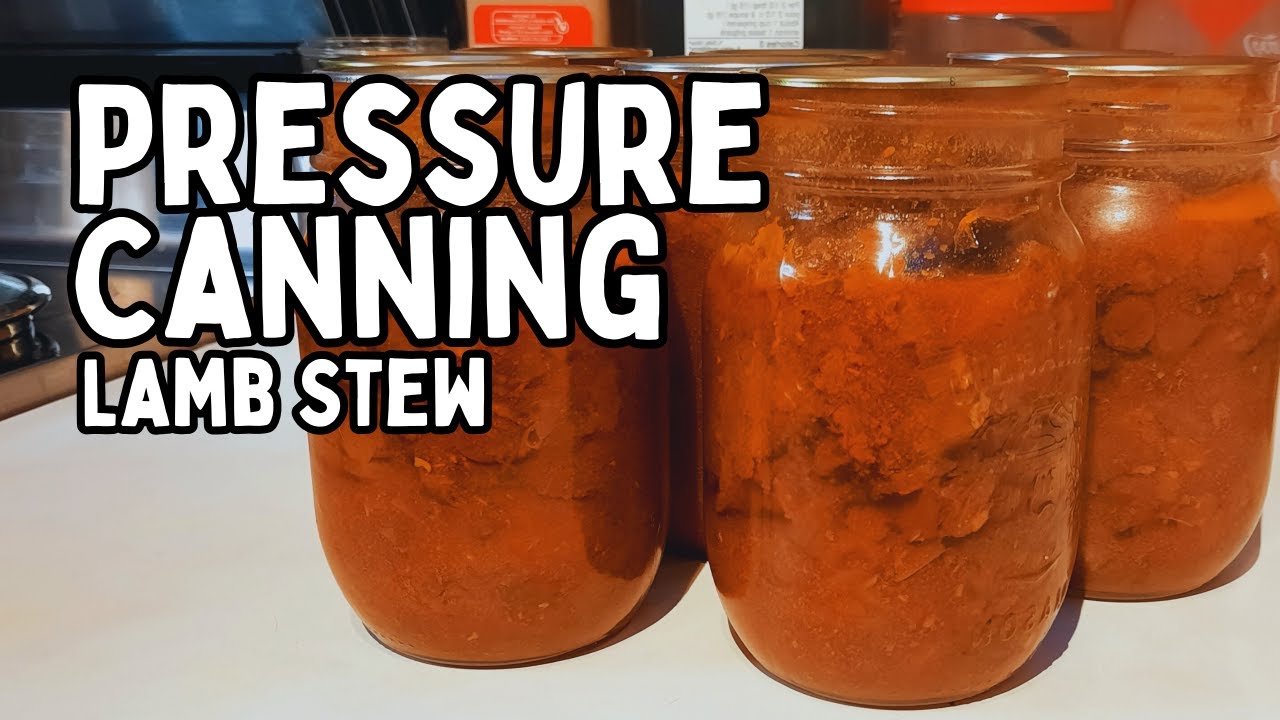 PRESSURE CANNING Recipe for Moroccan Lamb Stew (COOKING AT HOME) Cooking YouTuber