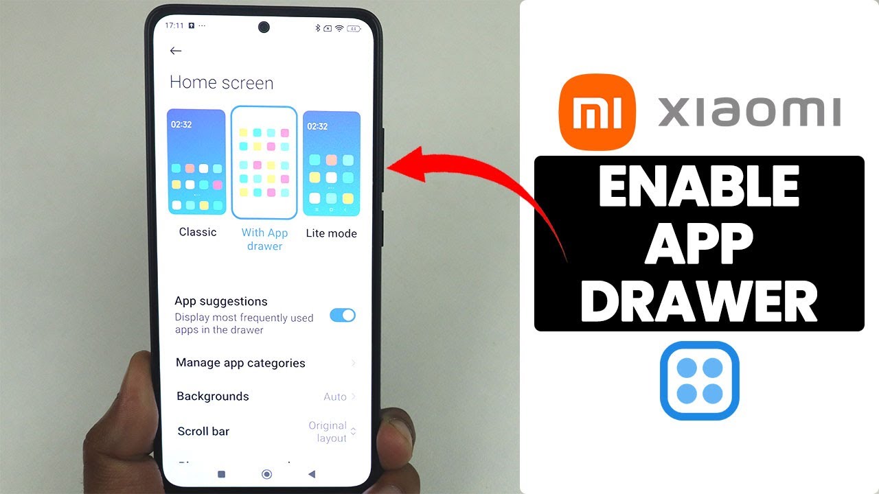 How to Enable App Drawer on Any Xiaomi, Redmi Phone | Turn on App Drawer