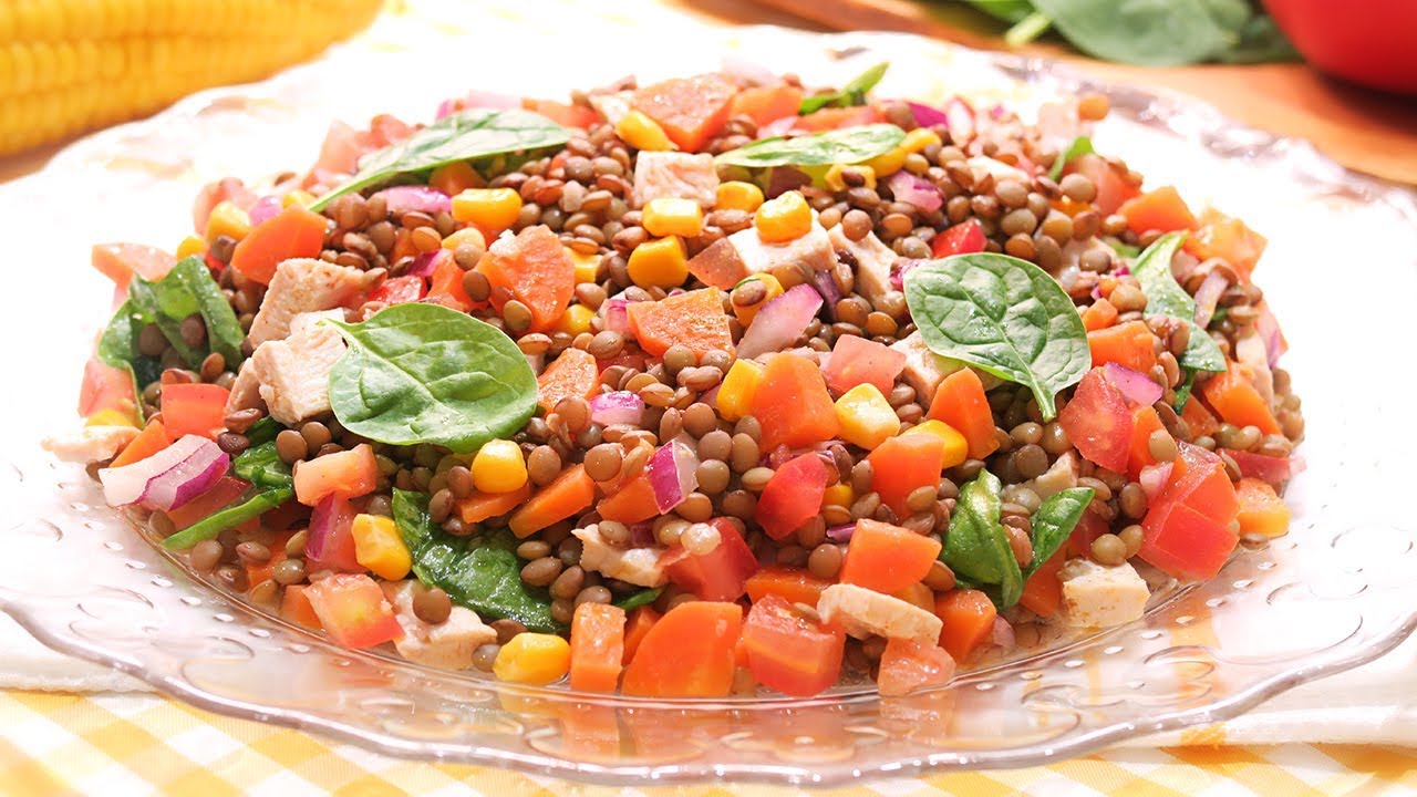 Ensalada de Lentejas | Receta muy Fácil, Deliciosa y Fresca