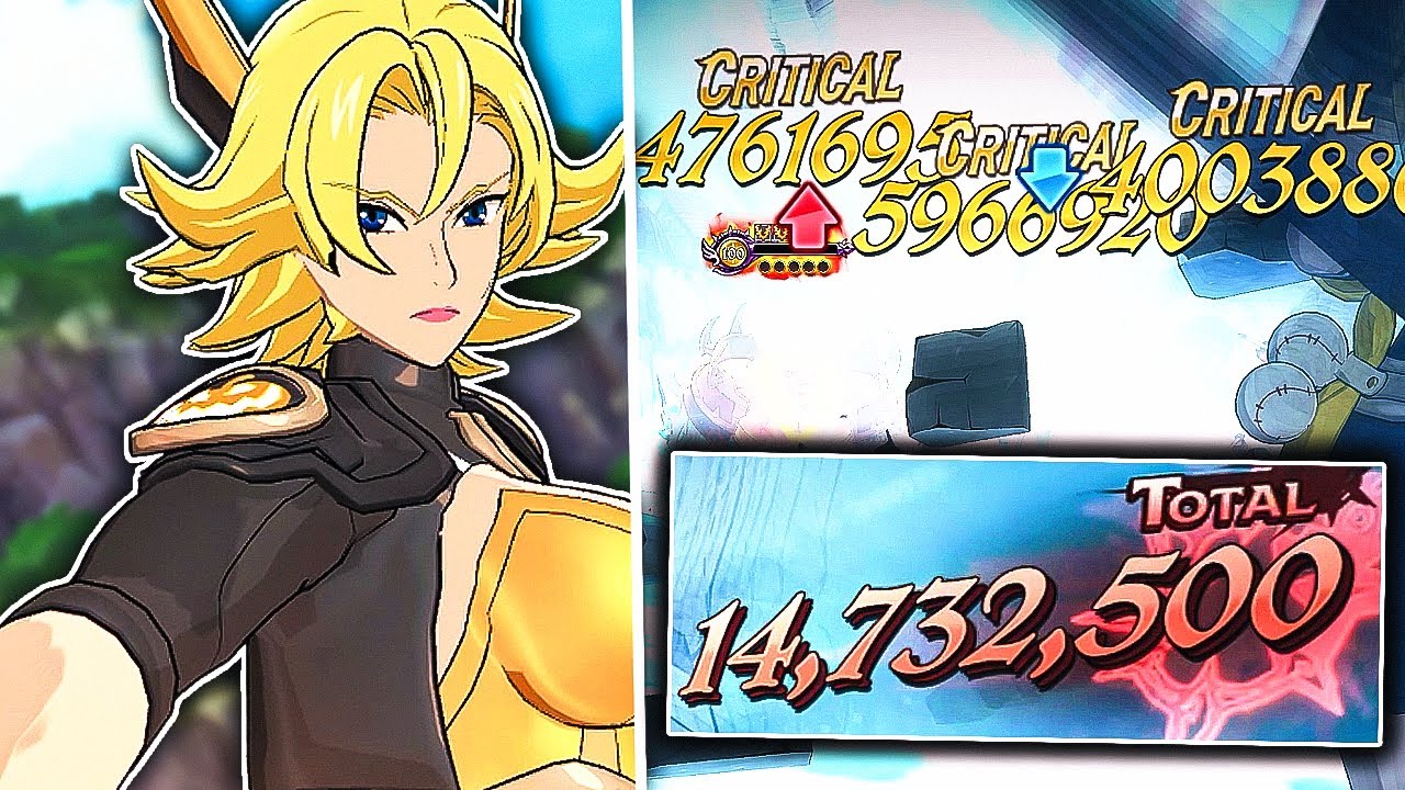 OMGGG THIS PVP TEAM SO MUCH FUN!! 14 MILLION DAMAGE IN GEARED PVP LOOOL!! [7DS: Grand Cross]