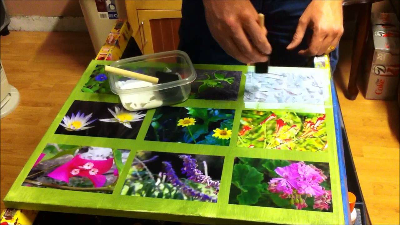 Photo Canvas Collage How-To