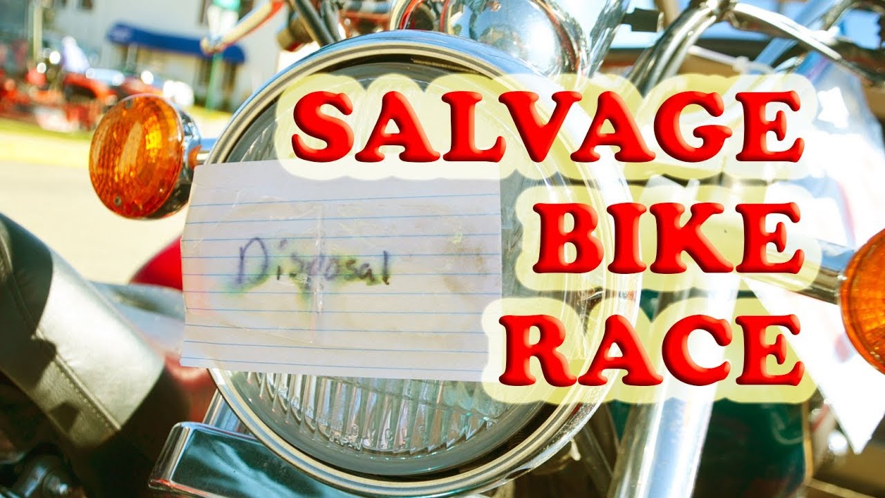 Salvage Motorcycle RACE ► Fix and Ride from Madison!