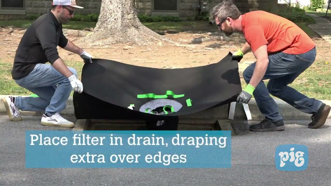 How to Install a PIG Frameless Storm Drain Filter