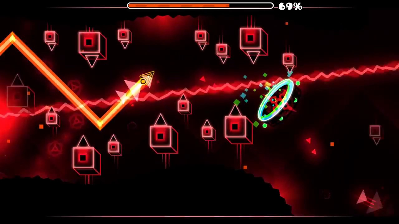 Geometry Dash- Death Gauntlet (Lvl 5) The Behemoth by JacobROso (All coins)