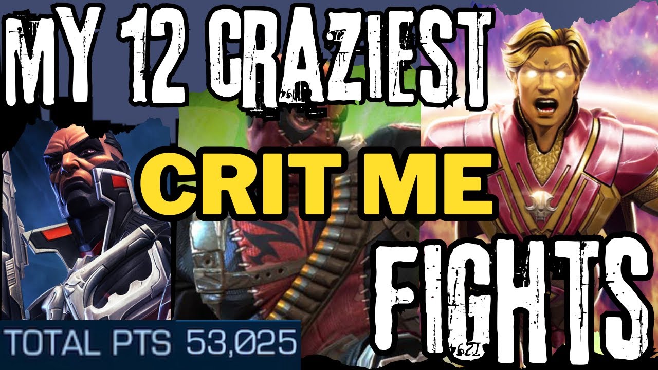 12 Crit Me Meta Craziest Fights | How to Get Top Scores from Masacre, P99, White Tiger and More!!