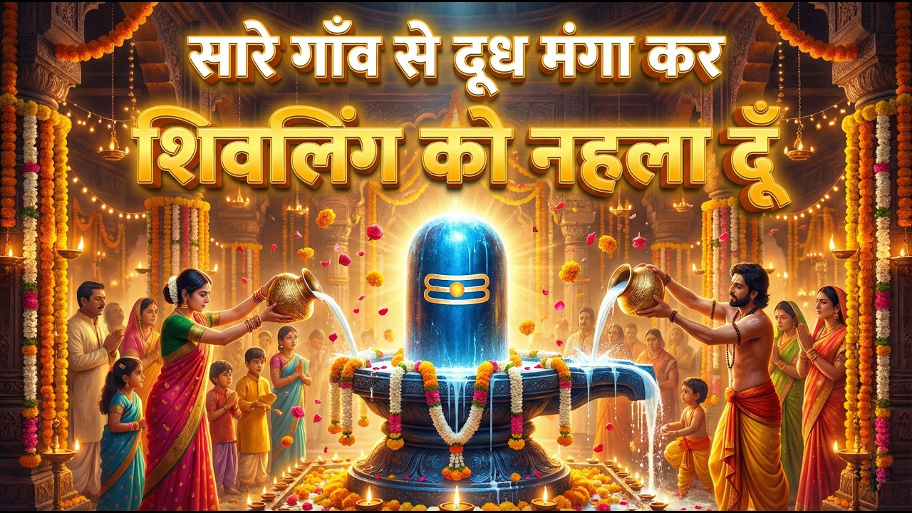 सारे गाँव से दूध मंगा कर शिवलिंग को नहला दूँ | महाशिवरात्रि स्पेशल भजन 2026 #harharmahadev #shivbhja