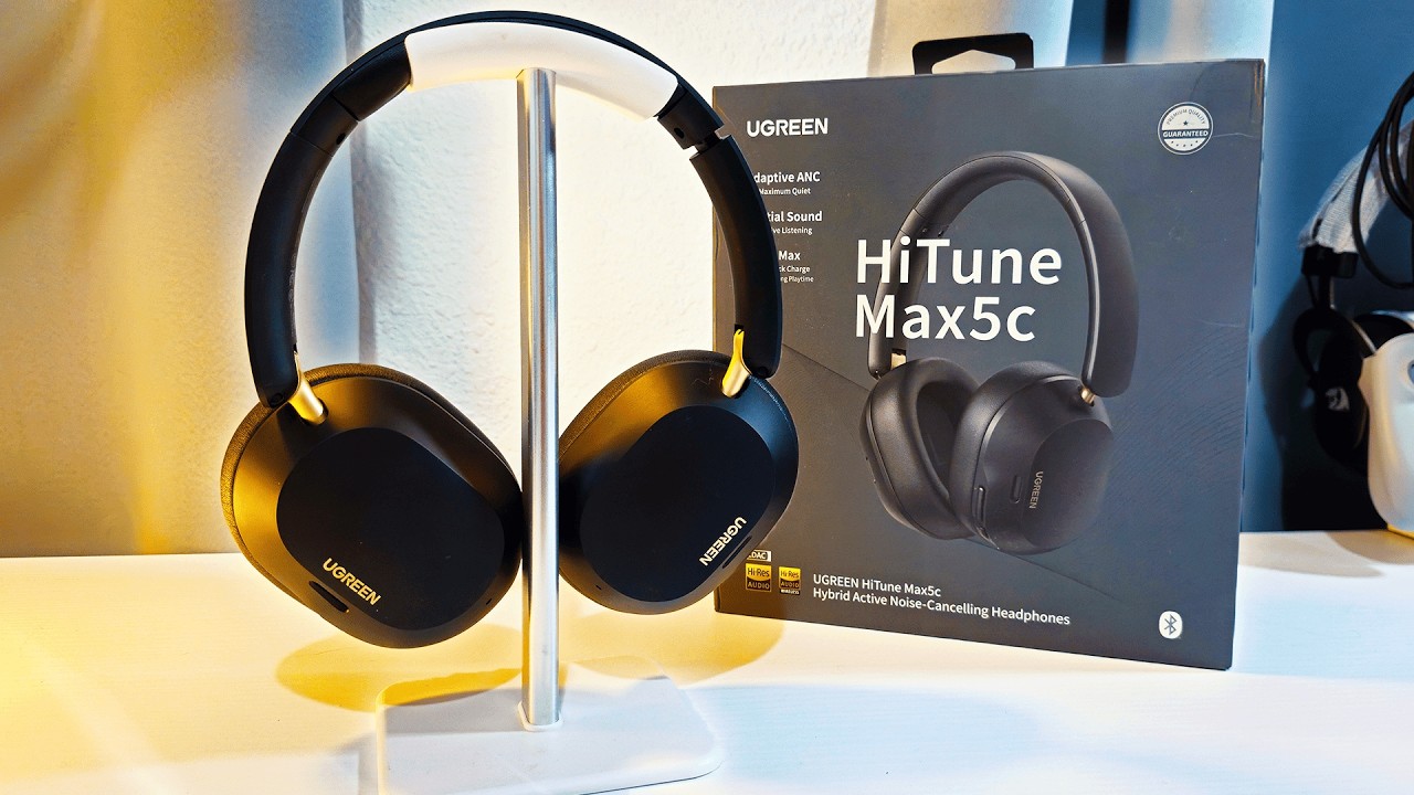 Simplesmente MONSTRUOSO com ANC ativo! HiTune Max5c da Ugreen 🎧 [Review]