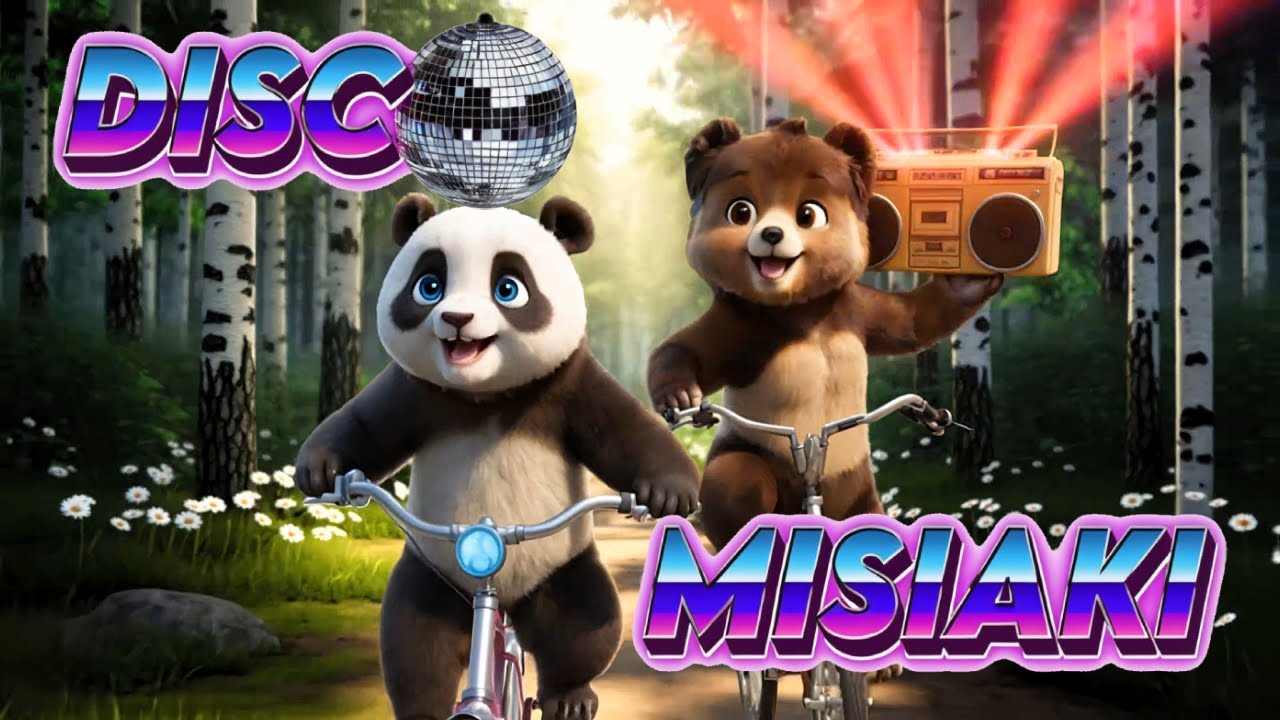 Jadą, jadą Disco Misie - Disco Misiaki - taneczna piosenka dla dzieci
