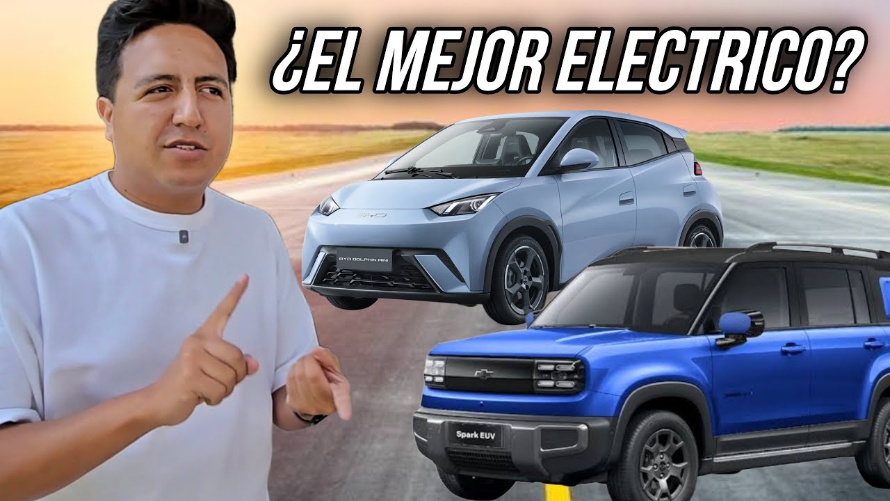 NO COMPRES UN ELÉCTRICO sin VER ESTO: BYD Dolphin Mini vs Chevrolet Spark EUV 2026 COMPARATIVA REAL