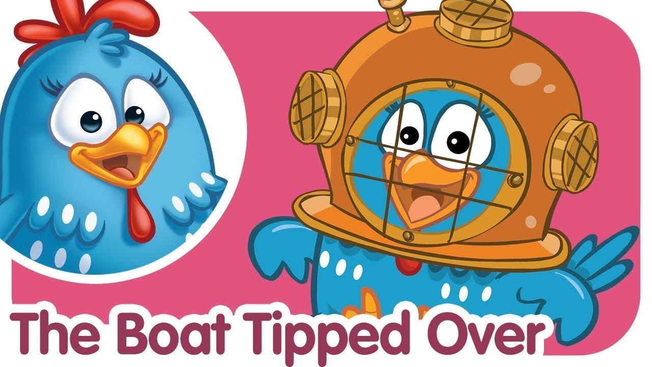 Lottie Dottie Chicken UK | The Boat Tipped over | Nursery Rhymes For Kids