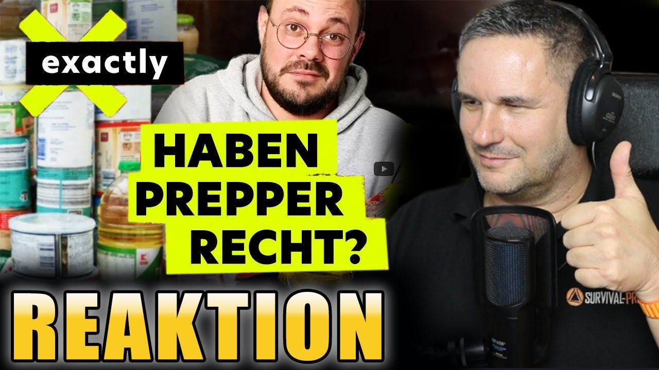 Haben Prepper Recht ? MDR Investigativ Doku exactly - SURVIVAL-PRO reagiert