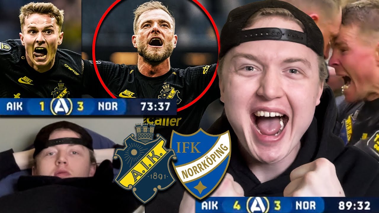 Sjukaste matchen jag UPPLEVT!! - AIK vs Norrköping