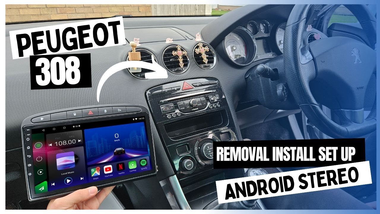 Удаление, установка и настройка магнитолы Peugeot 308 Android Car Stereo Volkswagen Pluscenter 20...