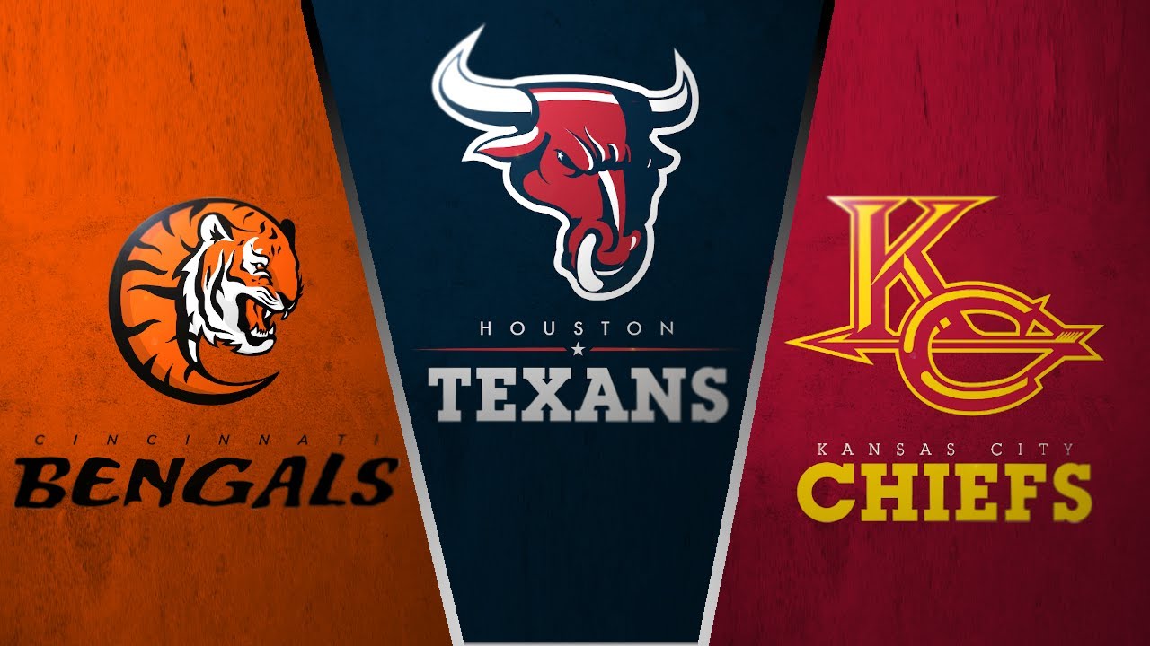 All 32 NFL Team Logos Rebrand #4