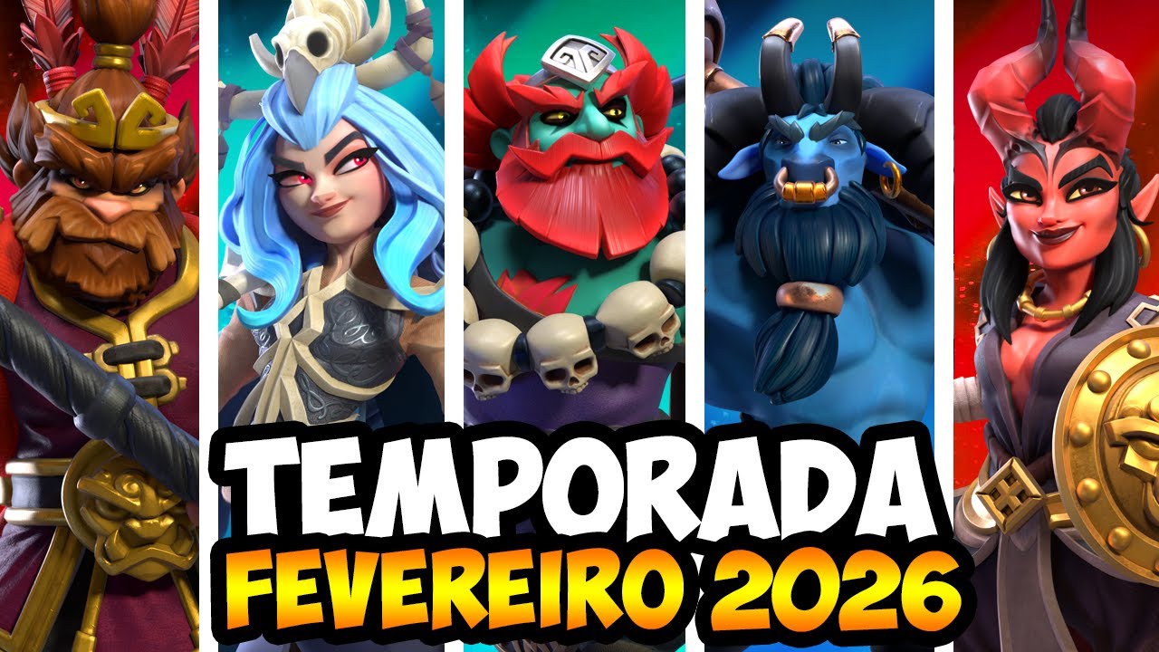 NOVO EQUIPAMENTO DO REI E TODAS NOVIDADES DE FEVEREIRO NO CLASH OF CLANS!