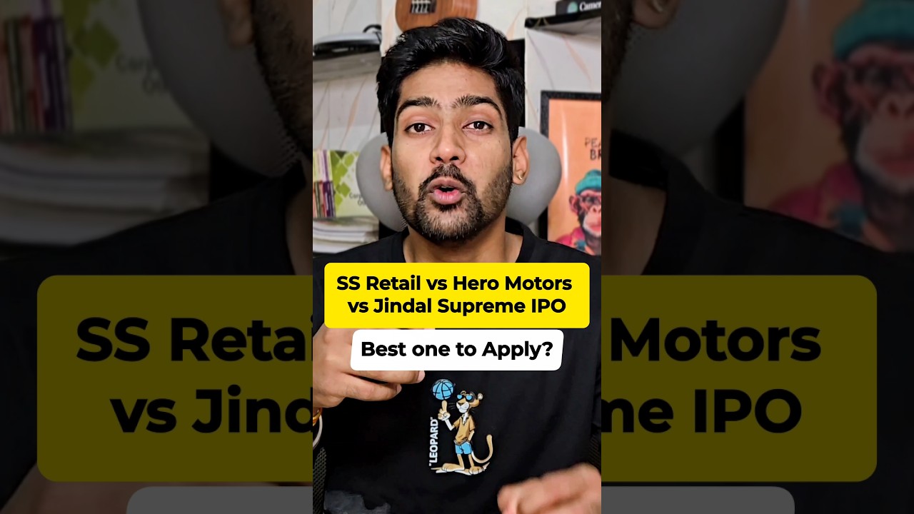 Three IPOs Comparison | SS Retail vs Jindal Supreme IPO | All IPO GMP Today