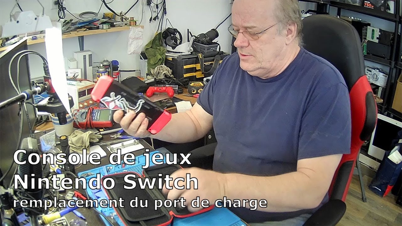 Nintendo Switch remplacement USB-C | SJC Électronique
