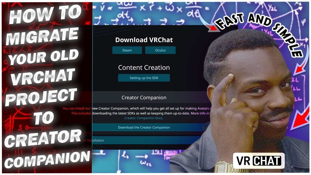 How To Migrate Old World Projects To The Creator Companion for VRChat! | Unity Tutorial