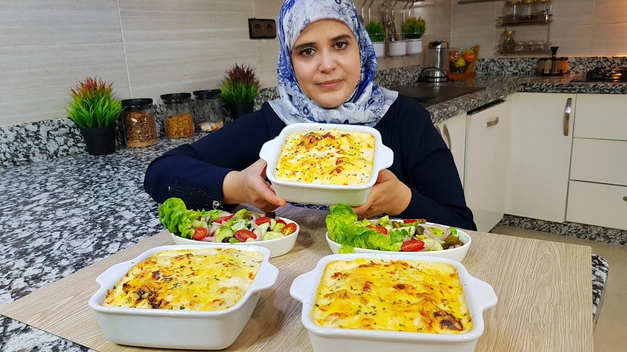 وجبة عشاء سريعة 😊 كراتان البطاطا والدجاج بمذاق طووب