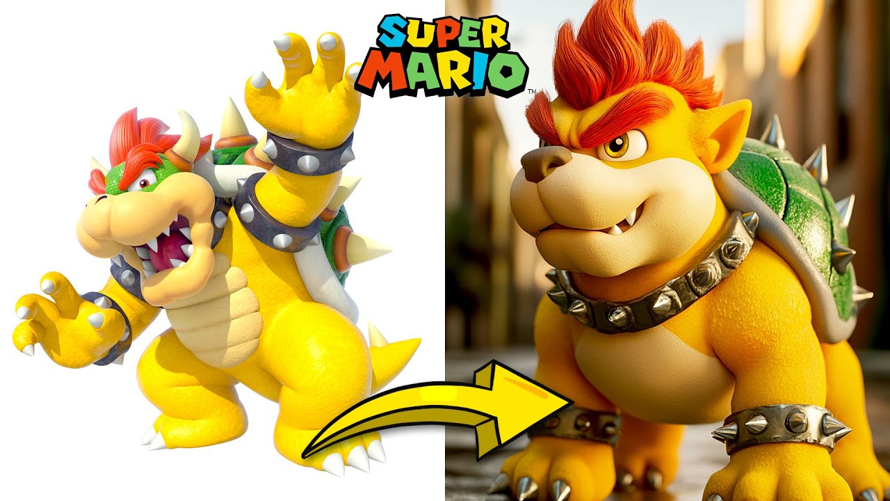 🍄SUPER MARIO BROS Characters As ANIMAL Complication + 🔊Guess Mario Characters by EMOJI & VOICE
