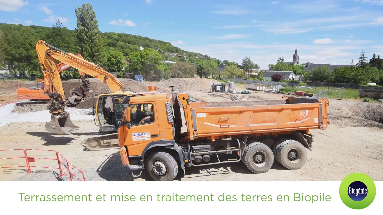 BIOGENIE EUROPE  : Traitement des sols en biopile