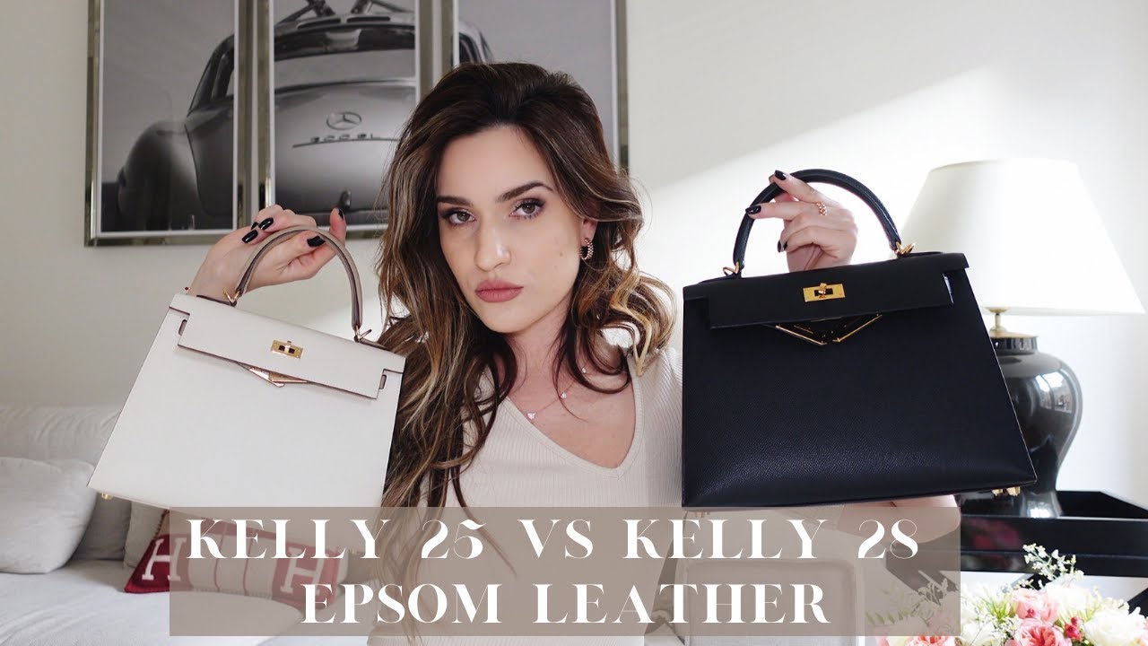 HERMES KELLY SELLIER 25 VS 28 DETAILED REVIEW - WHAT FITS, MOD-SHOTS, PROS&CONS
