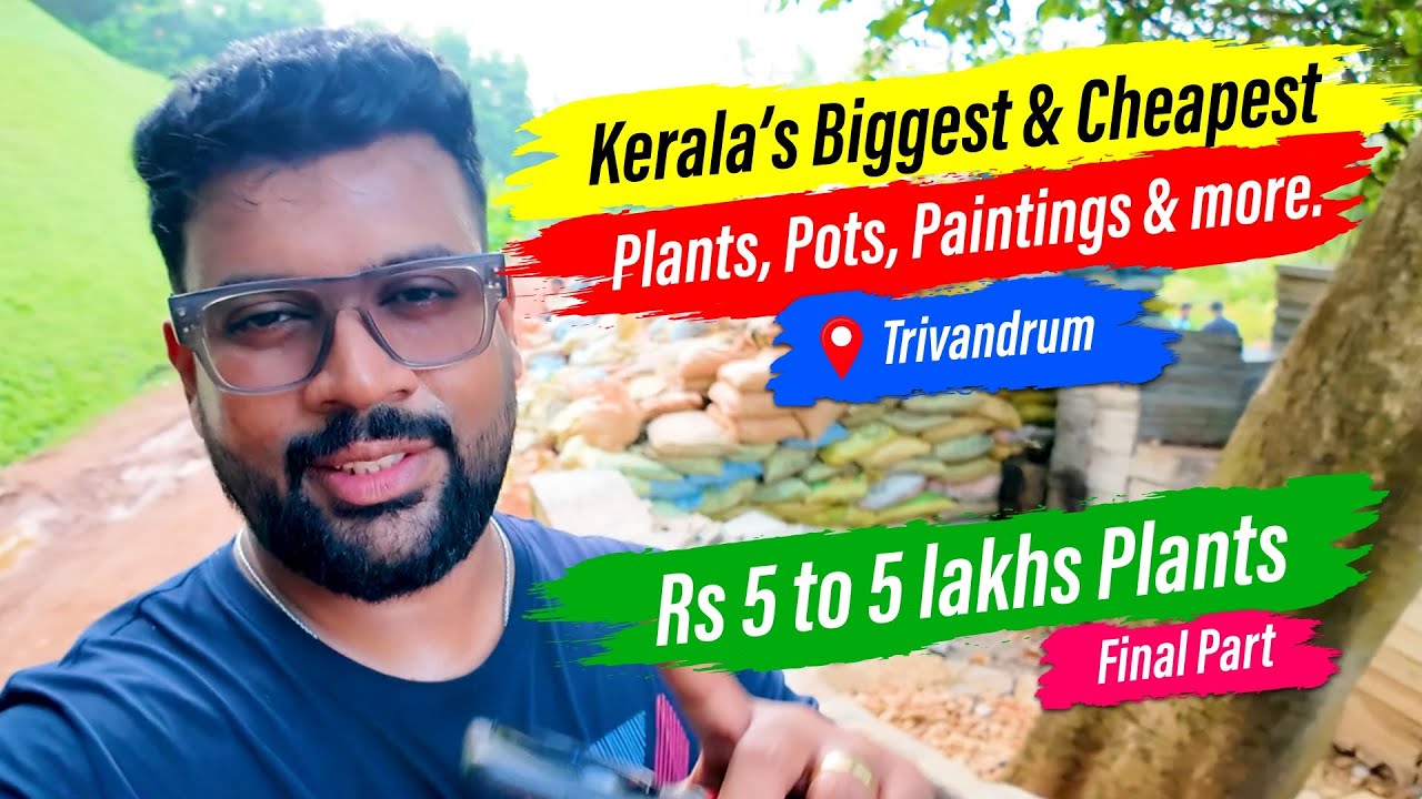 Cheapest Shopping Place for Plants and more | Kuzhipallam Botanical Garden | Trivandrum | Final Part