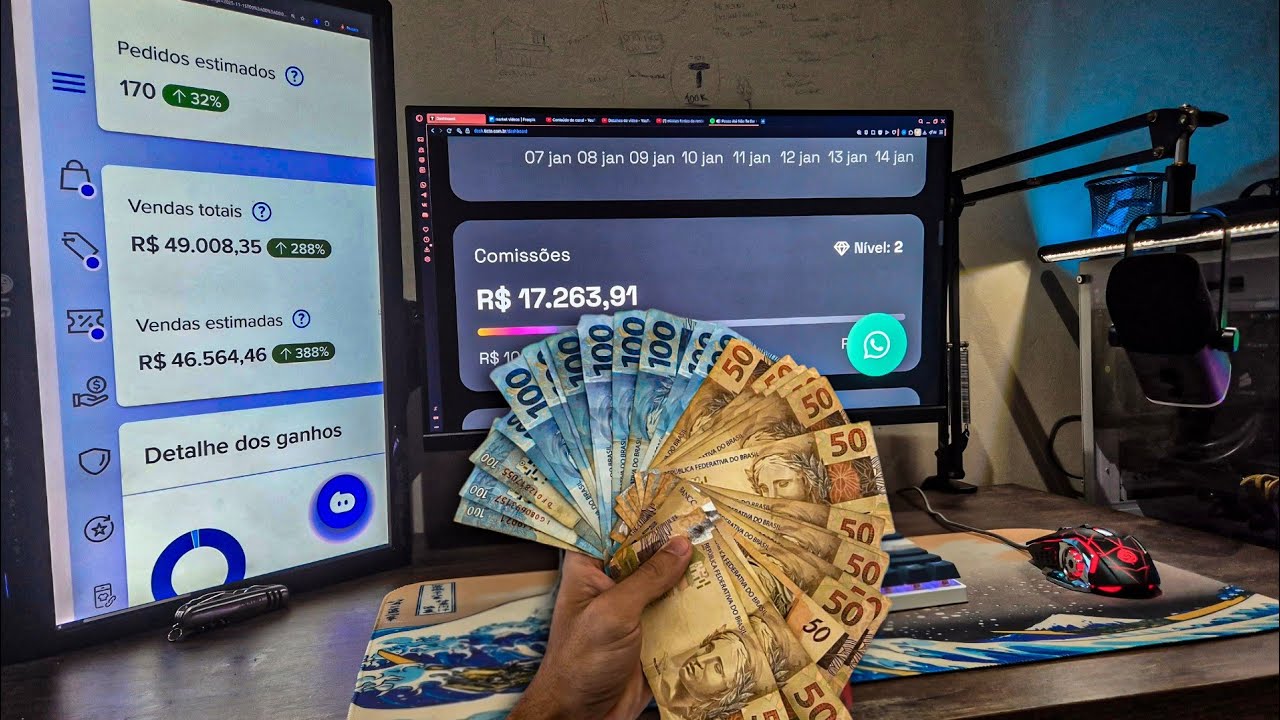 Como eu Fiz RS10.420,12 Em 1 Mês Dentro do Quarto (Passo a Passo)