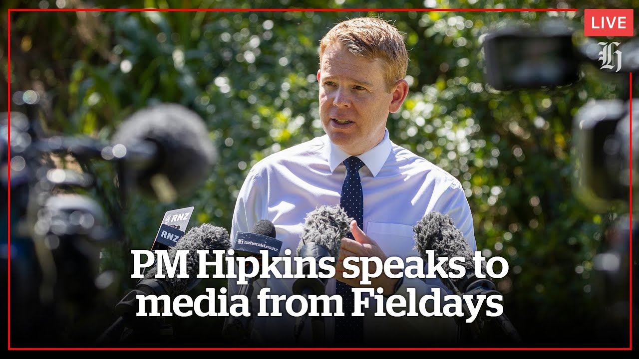 Focus Live: PM Hipkins speaks to media from Fieldays  | nzherald.co.nz