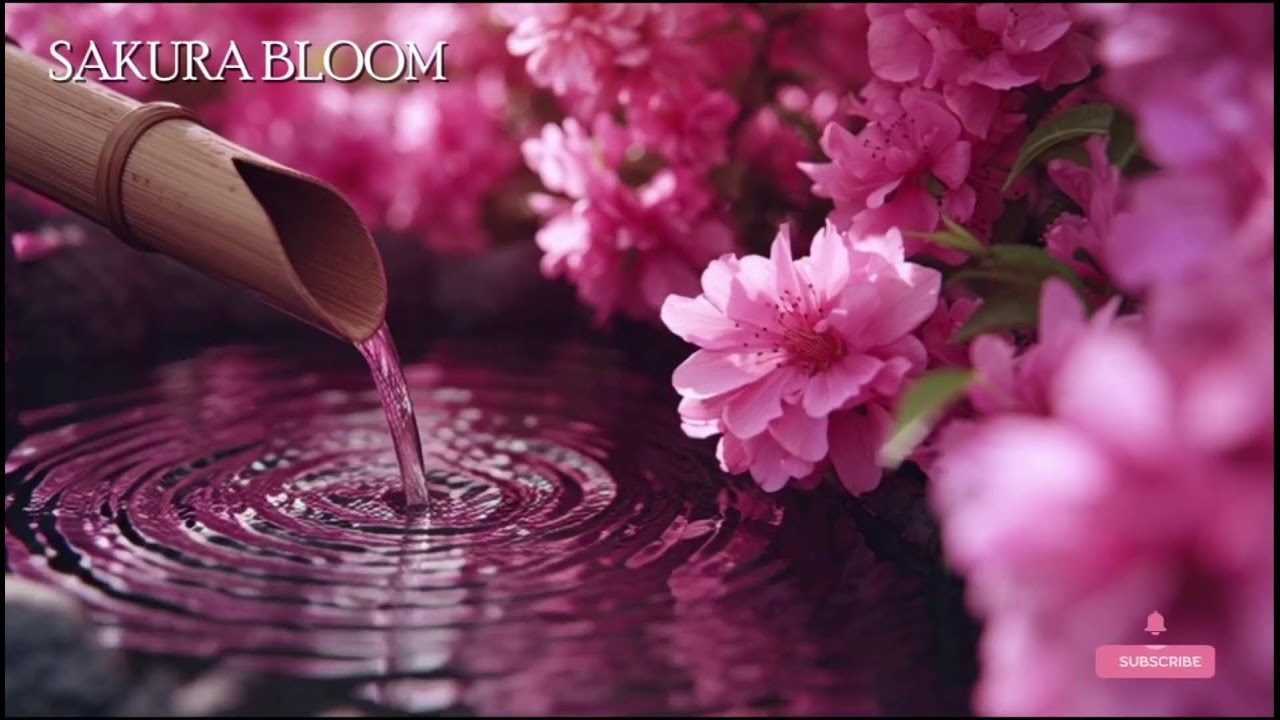 🔴 桜の調べ – 日本庭園の水音と風鈴の癒し | 心を落ち着ける音楽👉 Zen garden + wind chimes vibes.