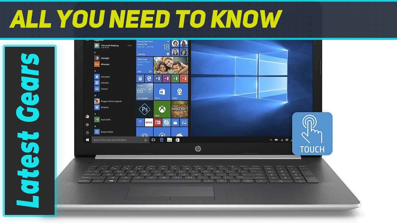 HP 2019 Laptop 17.3 HD+ Touchscreen, Intel i7, 32GB RAM, 2TB SSD + 16GB Optane - Ultimate