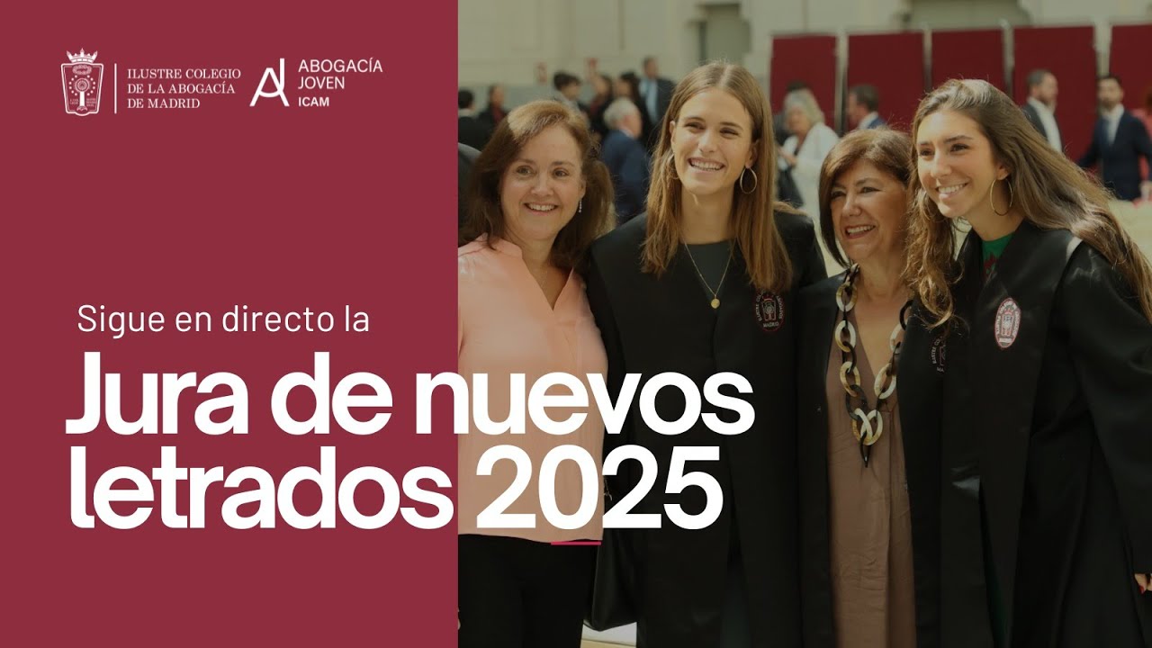 Ceremonia de jura de nuevos letrados/as del ICAM