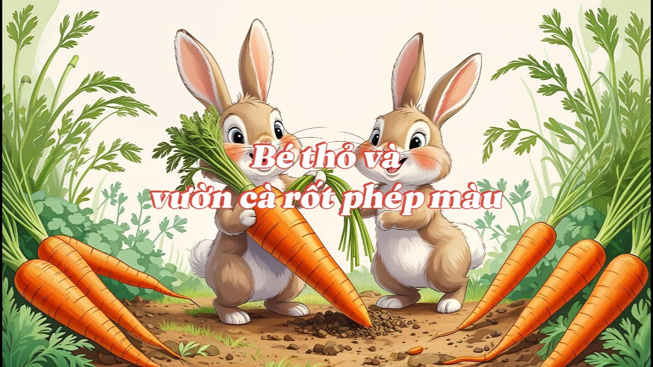 Bé Thỏ Và Vườn Cà Rốt Phép Màu!