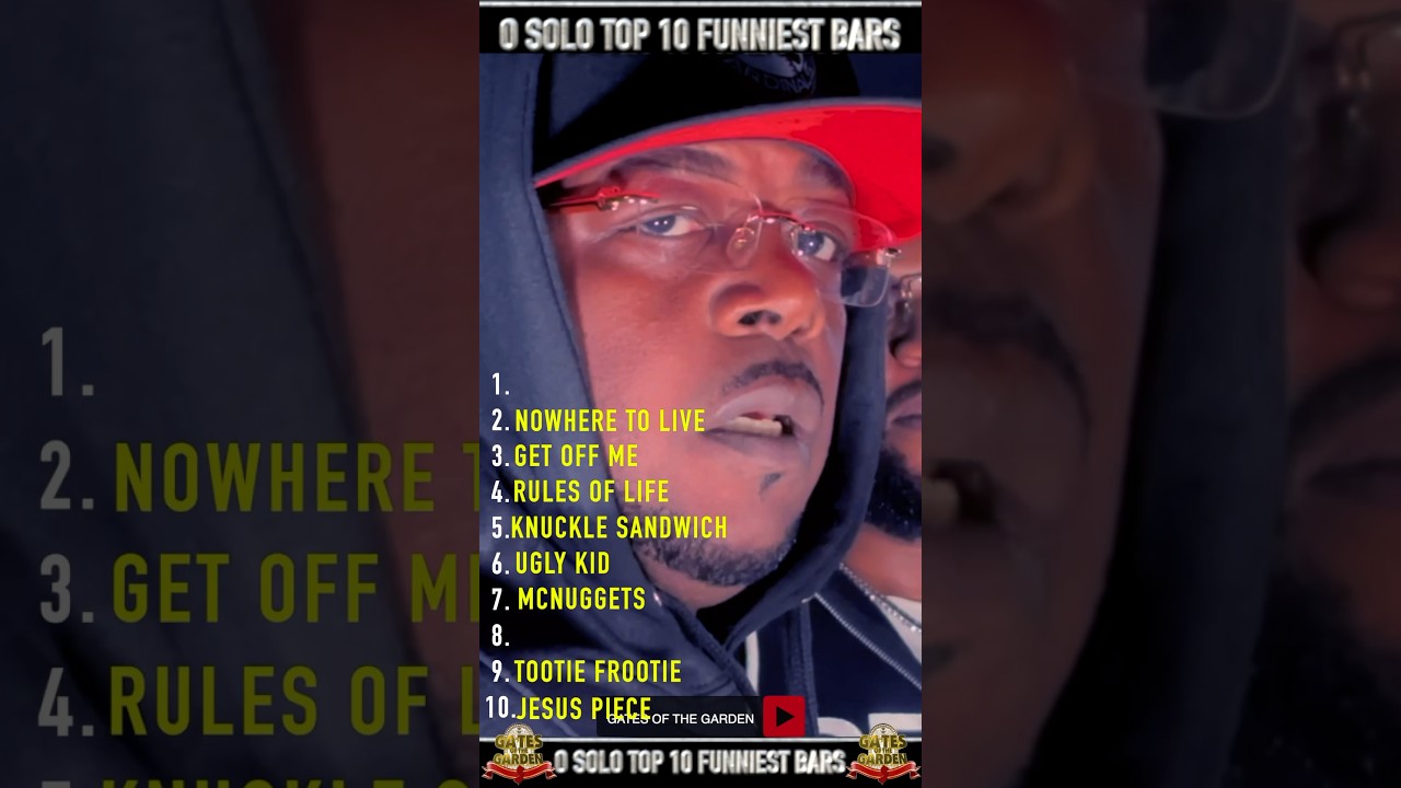 O SOLO - TOP 10 FUNNIEST BARS (FUNNY BATTLE RAP MOMENTS)