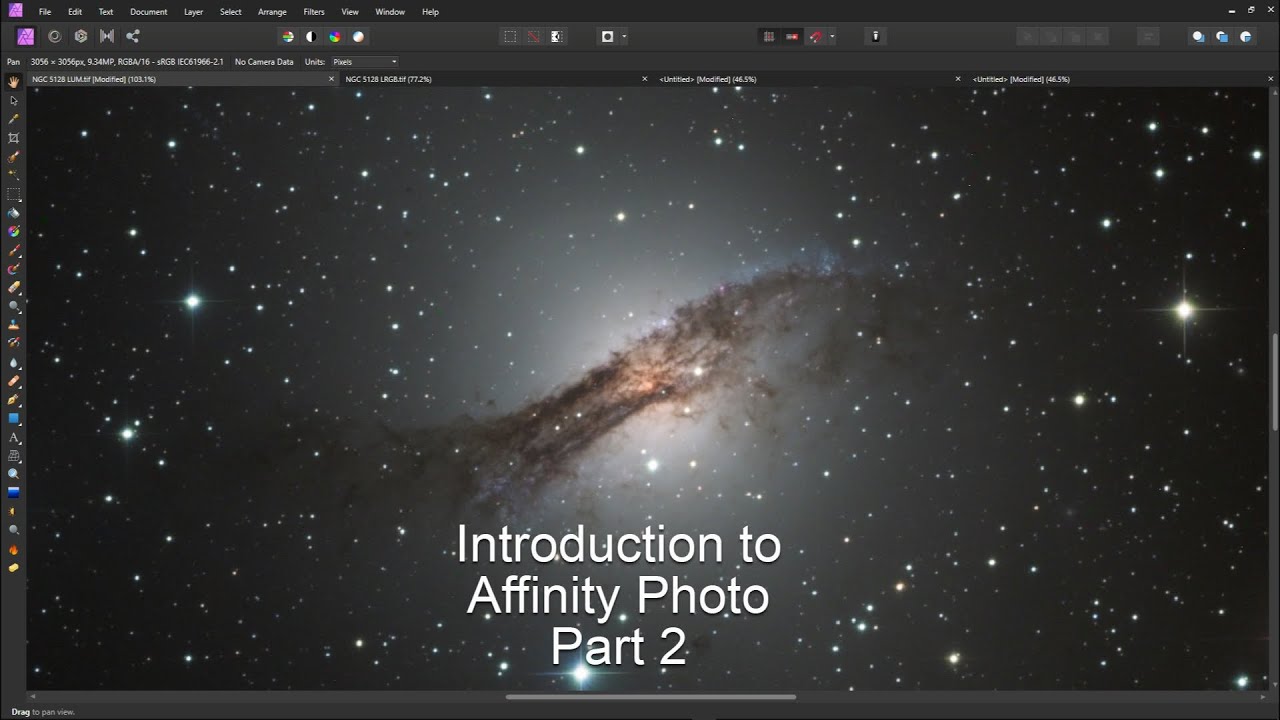 Image scaling and RGB combination in Affinity Photo