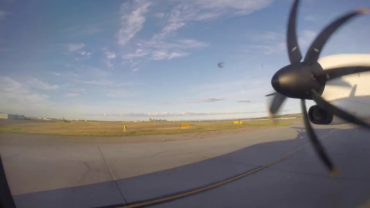 ** FLIGHT REPORT** Westjet Encore Q400 YYC-YEGᴴᴰ