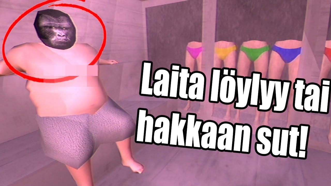 Kuka teistä saunois TÄN herrasmiehen kanssa? (todella outo...)