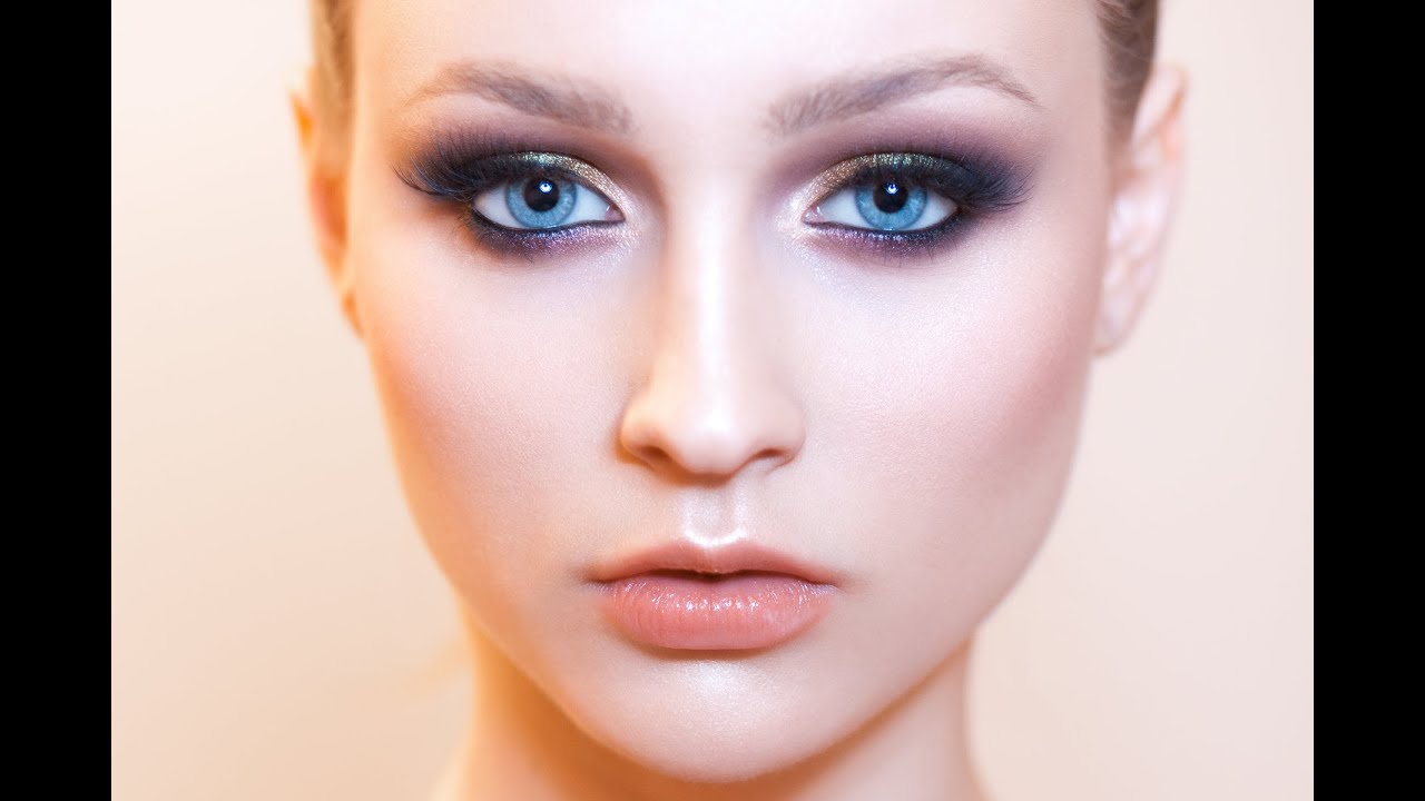 SMOKY EYE с цветным пигментом, пошагово ) Smoky Eye Makeup Tutorial
