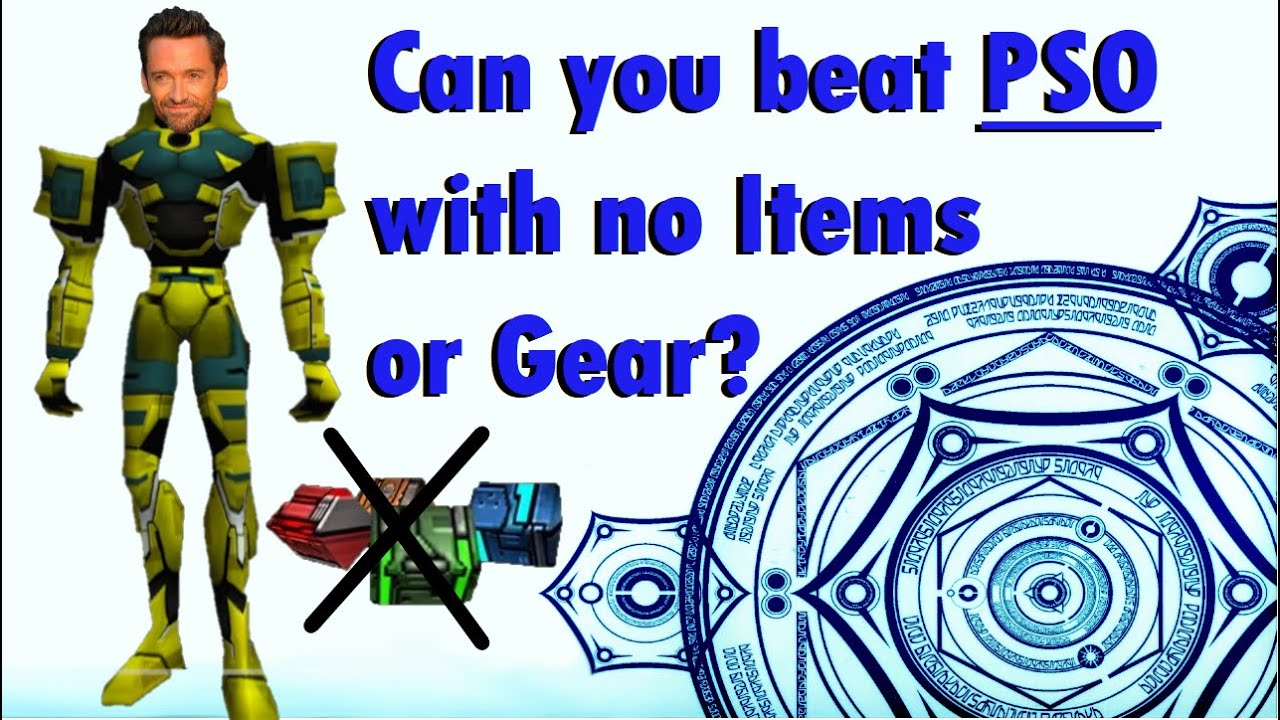 Can you beat Phantasy Star Online (PSO) with no items or gear? - Part 1