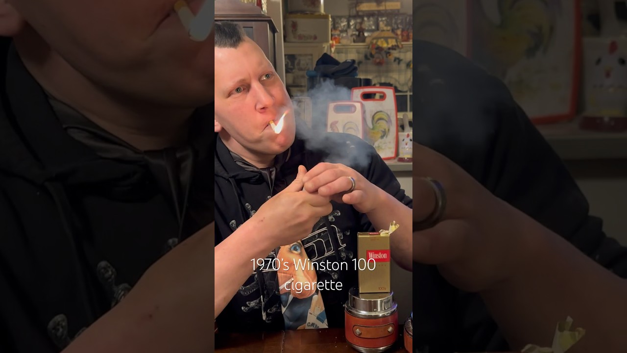 Reviewing + smoking a vintage 1970&rsquo;s/ 1980&rsquo;s Winston full flavor 100 non menthol cigarette like sub