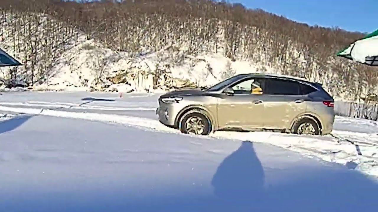 На HAVAL F7 зимой по целине на Ассинский зеркальный водопад (Башкортостан)