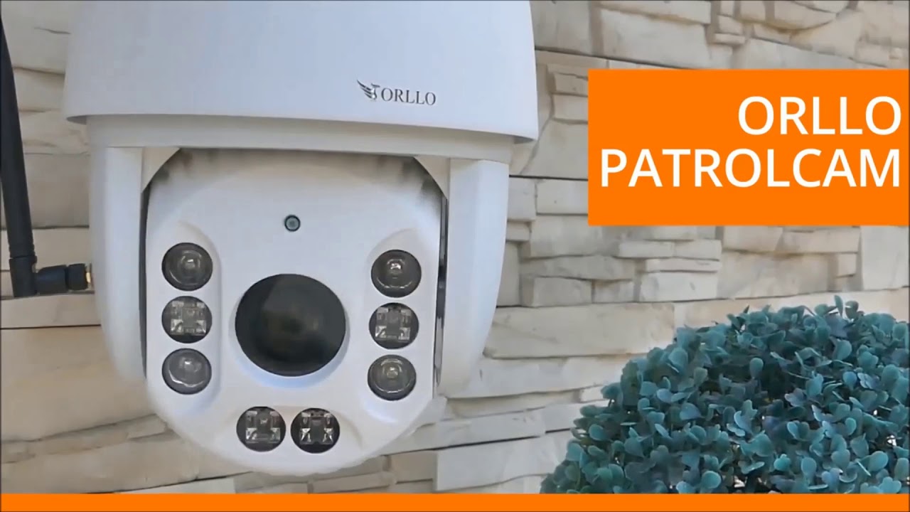 Orllo PatrolCam Kamera Obrotowa zewnętrzna IP Wifi  Śledzenie ruchu Monitoring Domu Posesji  FHD