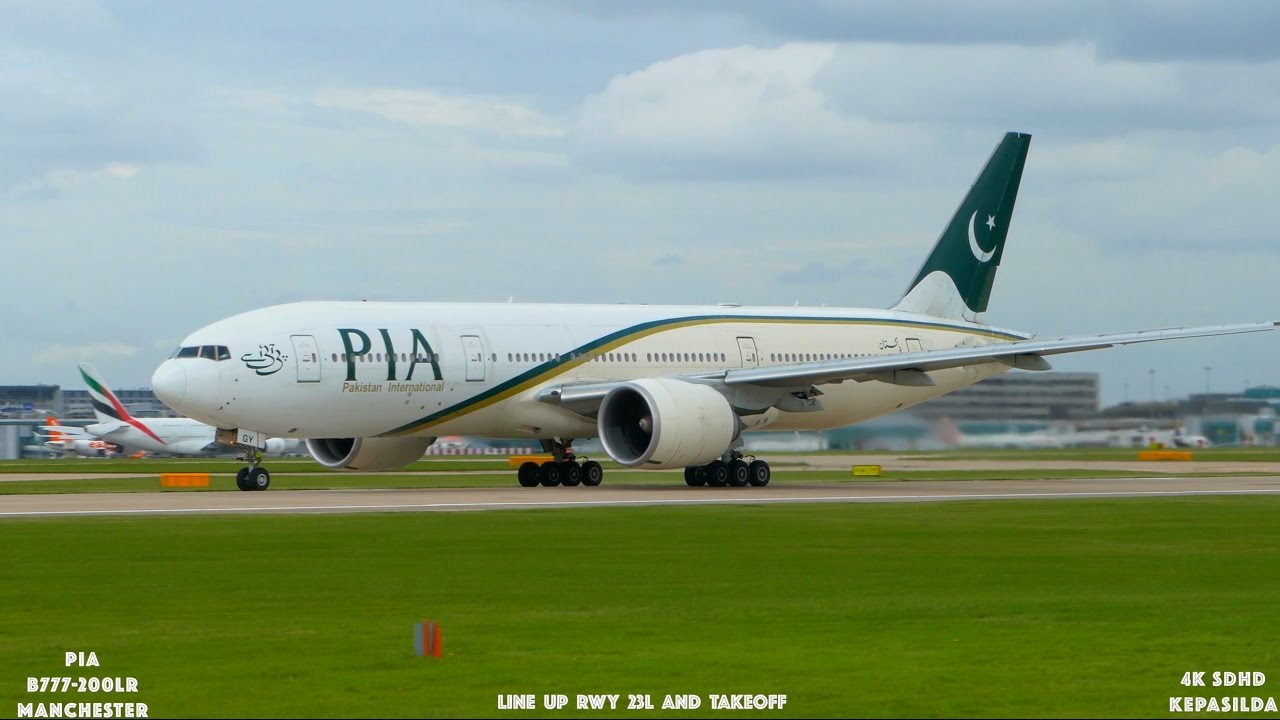 [4K] PIA B772-LR Takeoff