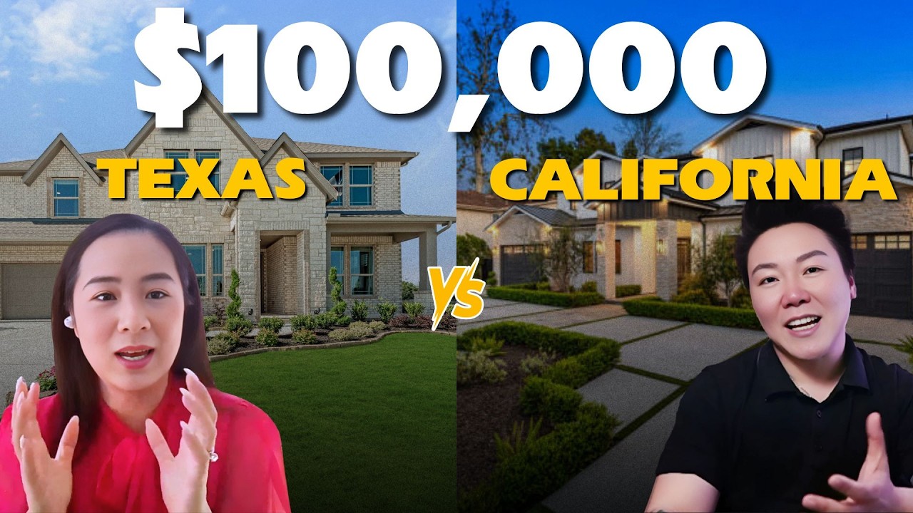 Nếu có $100K nên MUA NHÀ Ở CALIFORNIA hay TEXAS? 